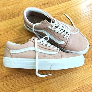 Madewell x Vans Blush Leather Sneakers